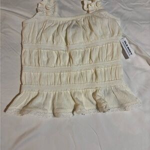 Old Navy Cream Kids Blouse